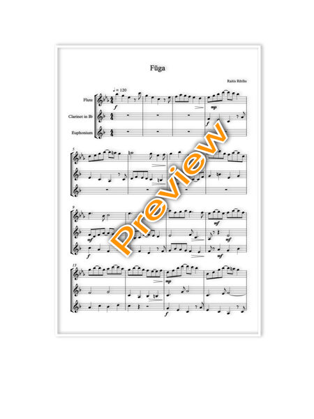 Fūga (Fl/CL/Euph)